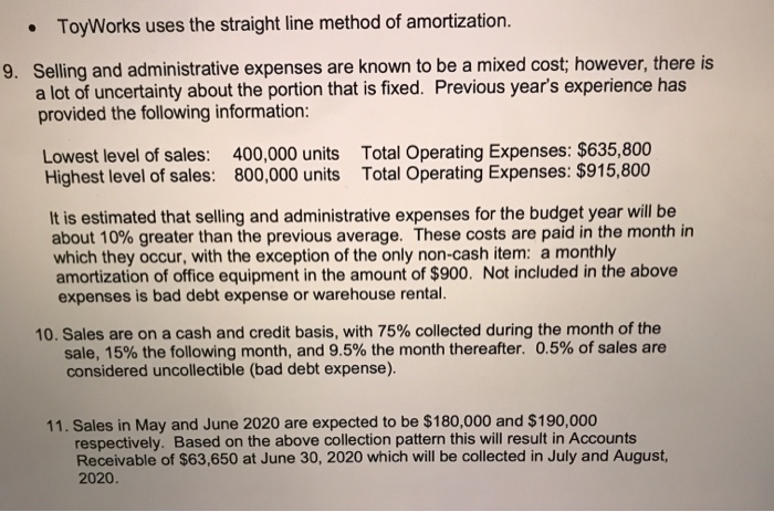 developed at least six months in advance of the budget year. Their