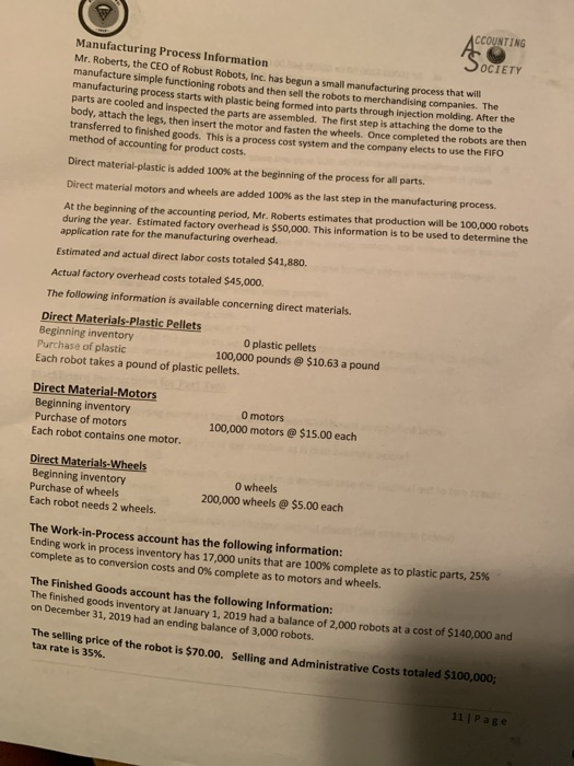 requirements: 1. Determine the predetermined overhead rate. 2. Determine the total number