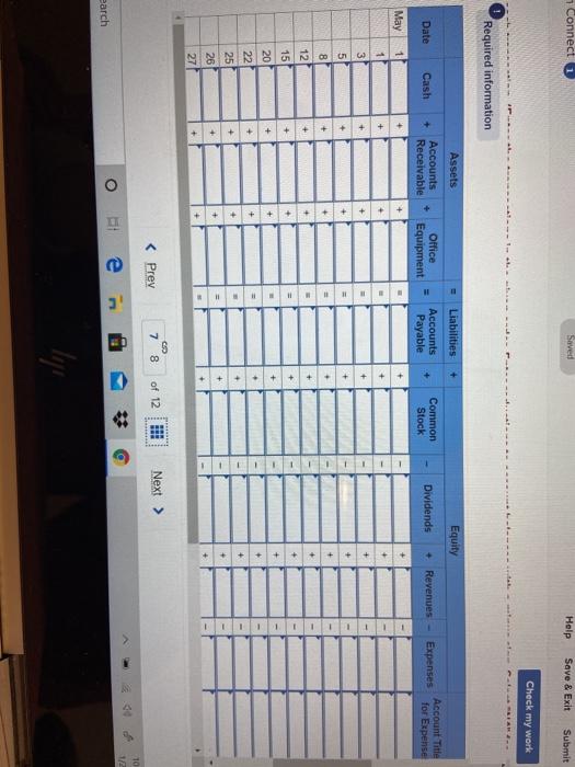 Co., a new business that began operations on May 1. The Gram