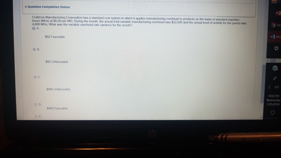  if you cant see the bottom it says... E. None of