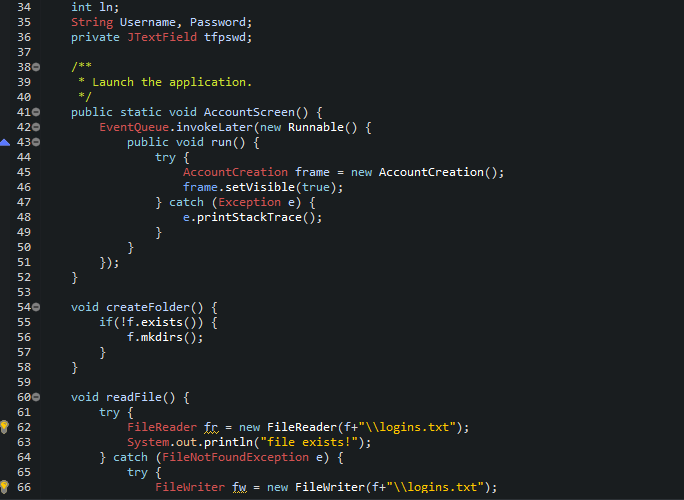 fine but when I try and log them in the user accounts