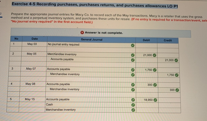 the following information for the Exercises below. [The following information applies to