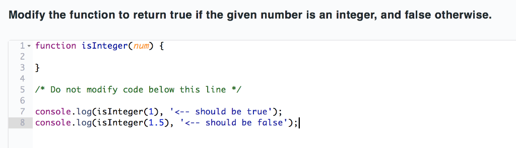 This should be done in JAVASCRIPT. Modify the function to return