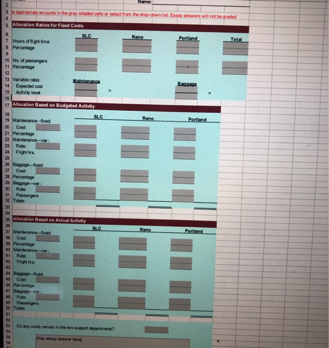 same vocabulary as the excel sheet, thankyou Airborne is a small airline