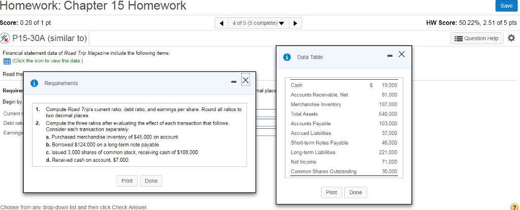 Traveler's current ratio, debt ratio, and earnings per share. Round all ratios