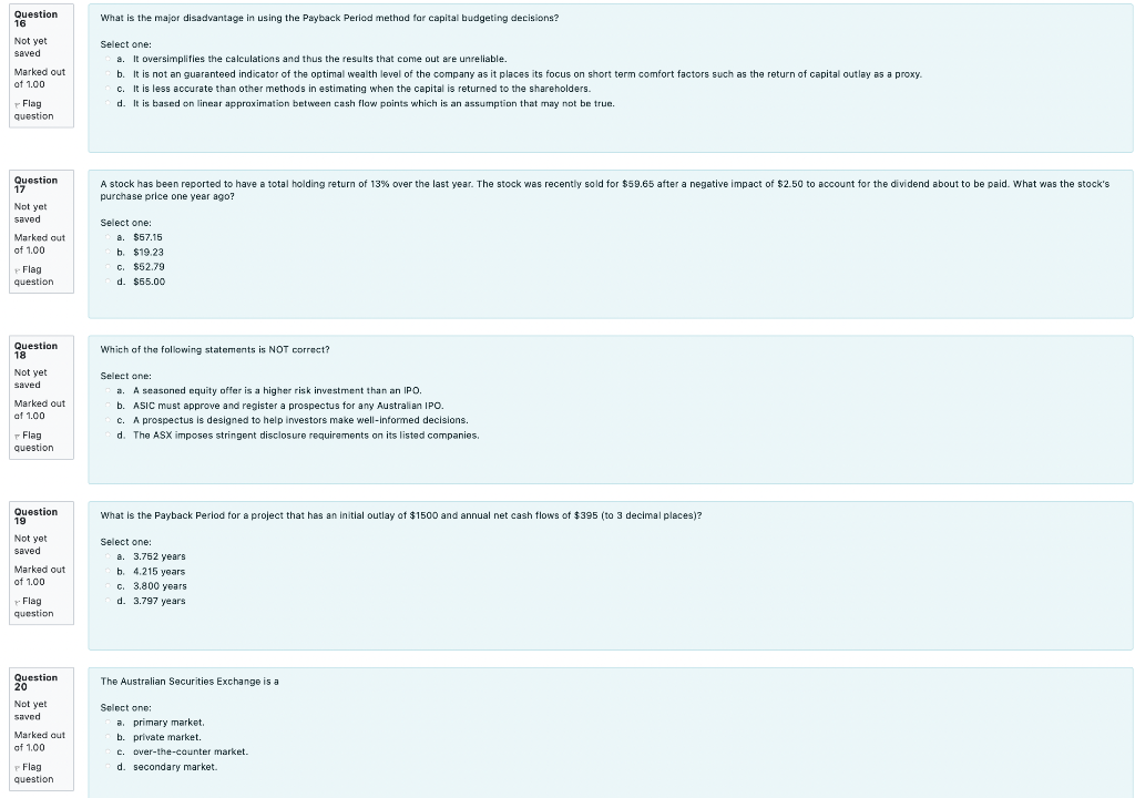 Only answer if you going to complete all questions thank you.