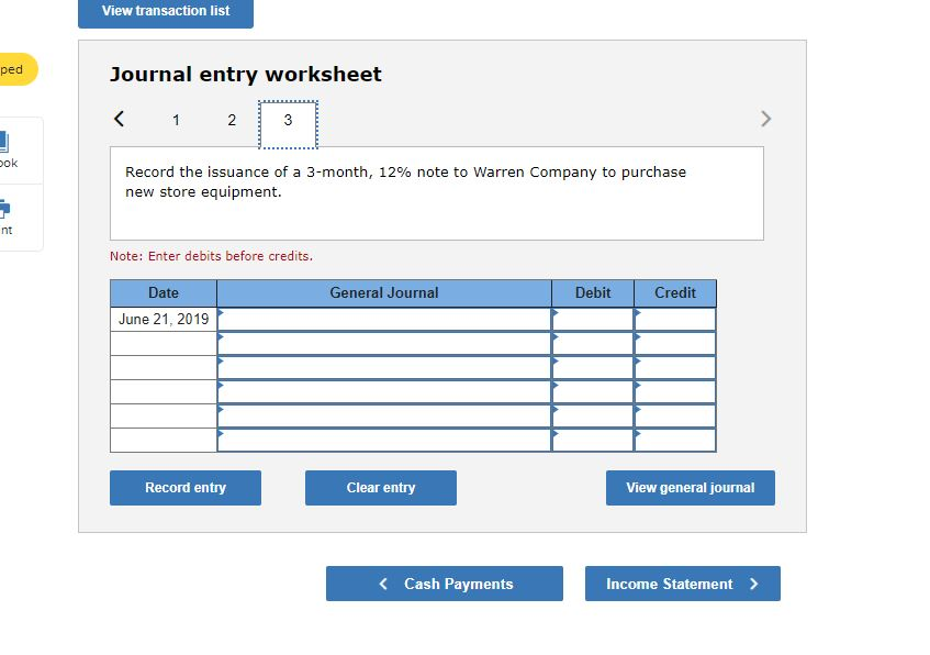 5 7 8 TRANSACTIONS Issued Check 1101 for $3,400 to pay the