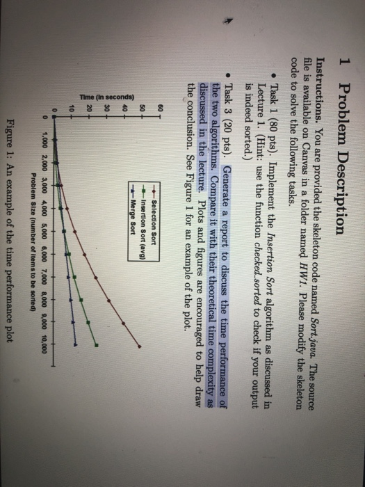 I want just the answer to the third task. to generate a