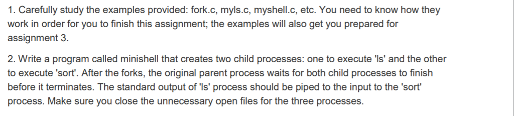  fork.c #include #include #include int main() { pid_t pid; pid =