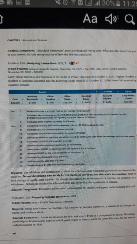  I need the solution of problem 1.9 A. as soon as