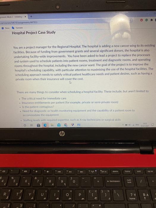 Regional Hospital. The hospital is adding a new cancer wing to its