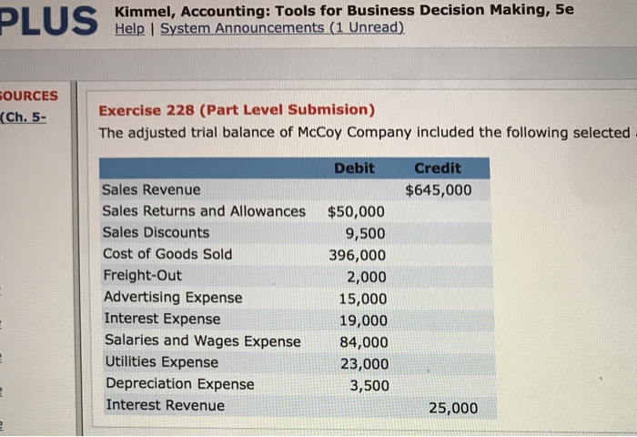  Kimmel, Accounting: Tools for Business Decision Making, 5e PLUS Help l