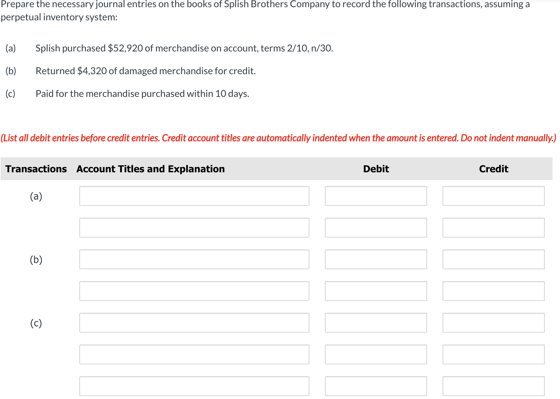 components in Blossom Company's income statement. Determine the missing amounts. Current Attempt