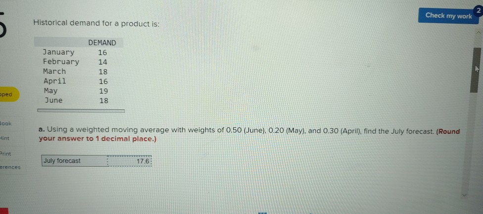and b can't be used to solve it? Check my work d.