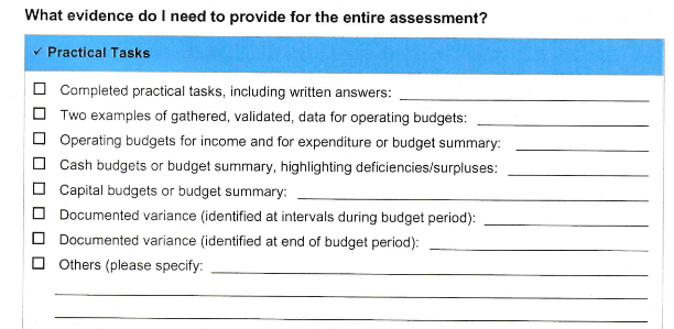 Prepare operating budgets for an entity Prepare cash budgets for an entity
