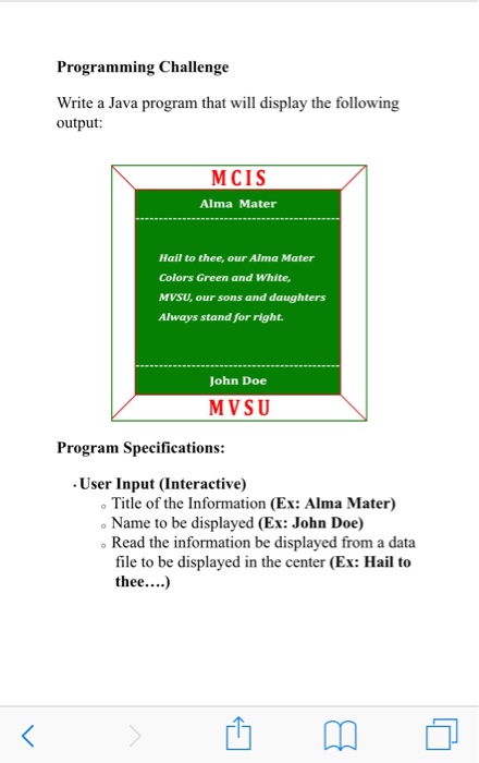  Java GUI this code should be in Java. Please make sure