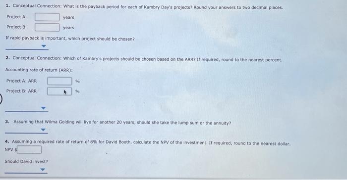 Rate of Return For discount factors use Exhibit 128.1 and Exhibit 128.2.