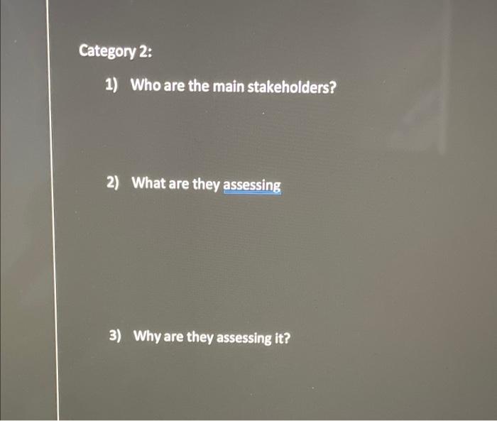 for each category. If any other pictures are needed please let me