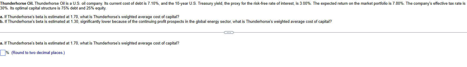  0%. Its optimal capital structure is 75% debt and 25% equity.