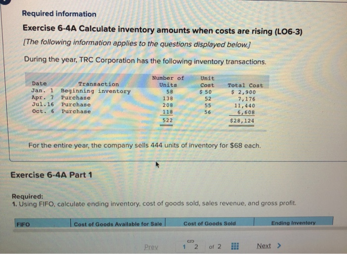 For two parts as its a two part question for FIFO