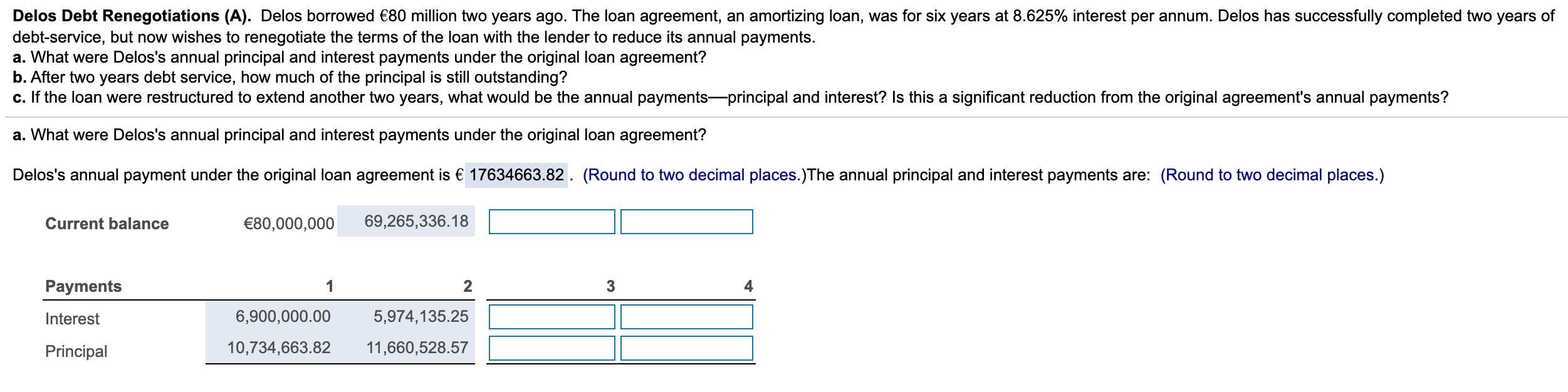 Please help me answer the problem for year 3 and year4 and