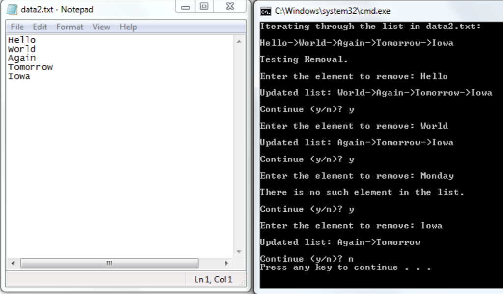to compile because variable l is uninitialized. I believe lines 96-97. The