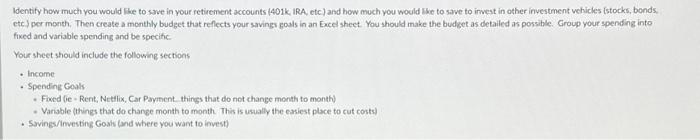  Identify how much you would like to save in your retirement