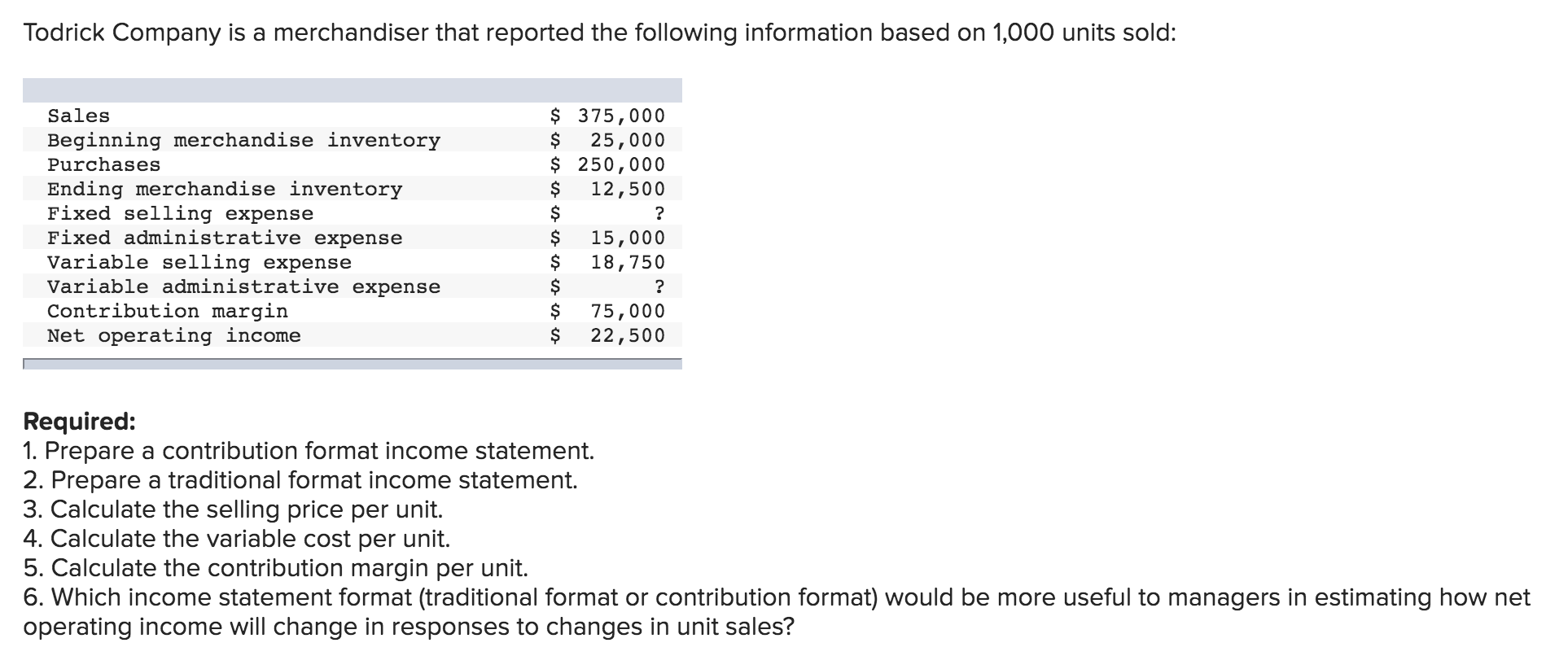 income statement format (traditional format or contribution format) would be more useful