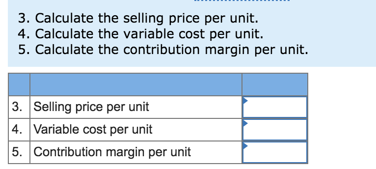 Company is a merchandiser that reported the following information based on 1,000