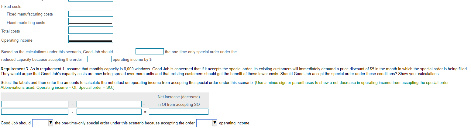produce 6,000 windows each month. Current production and sales are 5,000 windows