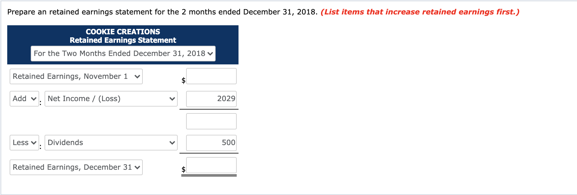 so I would appreciate if you just did all parts so I