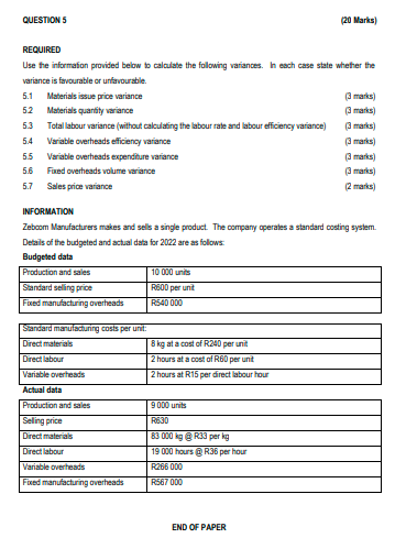 fhe year ended 28 February 2023 that shows the cost of goods