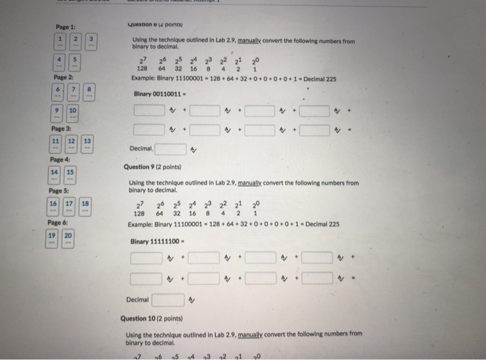 result using Windows Calculator Decimal 19 Page 2 12- 9 10 /2"
