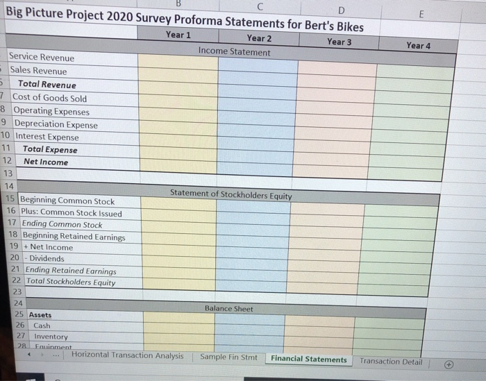 COGS $25,000 1-5 Operating Expenses Salaries $6,000 Rent $10,000 Insurance & Utilities