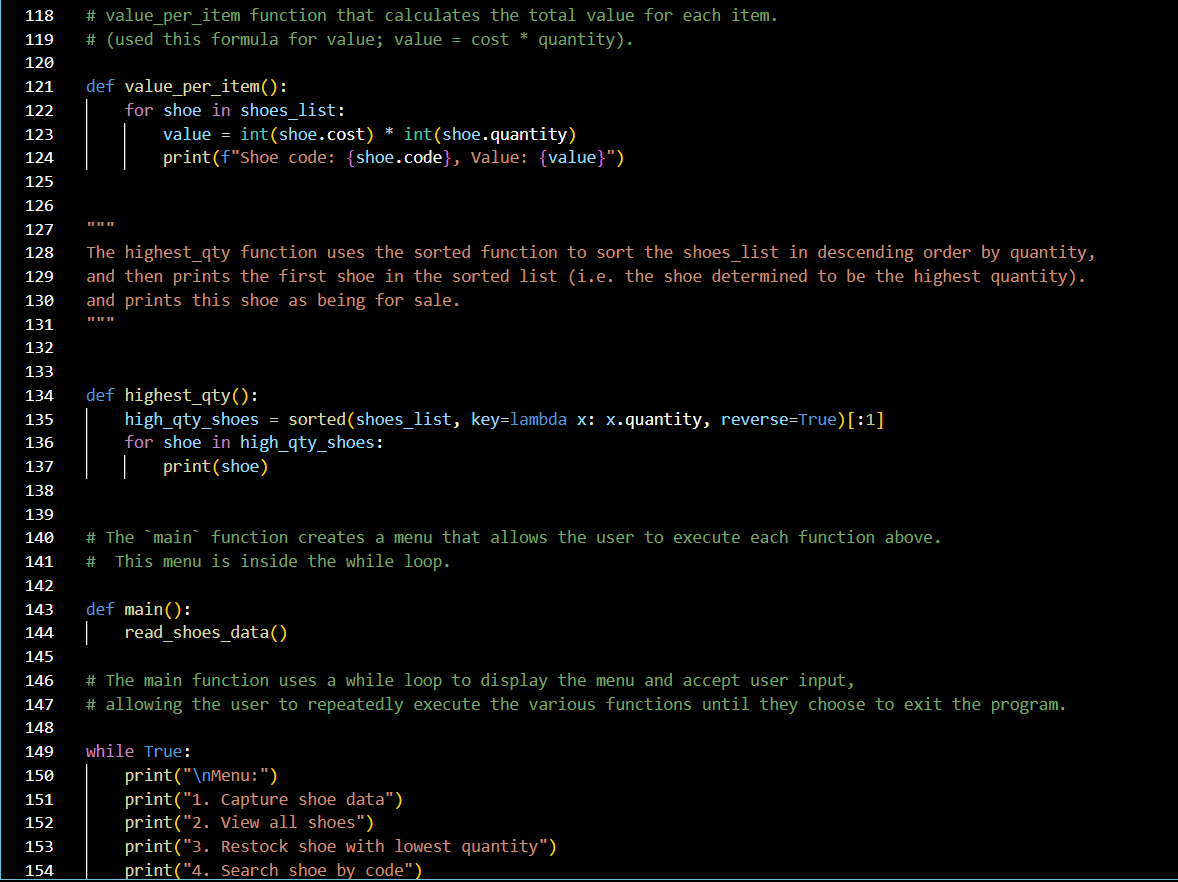 to use your program to do the following: - Search products by
