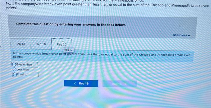 firm has two offices-one in Chicago and one in Minneapolis. The firm