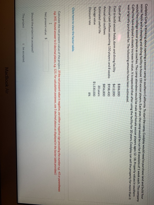  Coolplay Corp. Is thinking about opening a soccer camp in southern