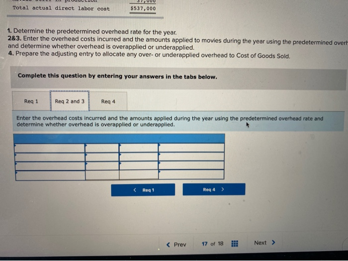 P4 At the beginning of the year, Infodeo established its predetermined overhead