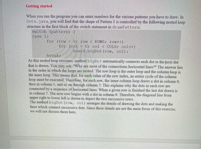this laboratory \& assignment, you will draw a series of 16 dot