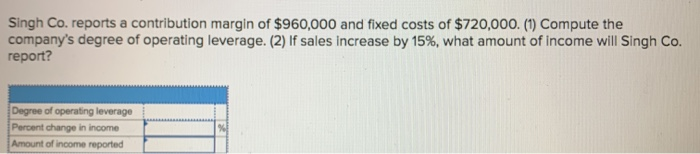 and variable costs are $36 per unit. Compute the units of product