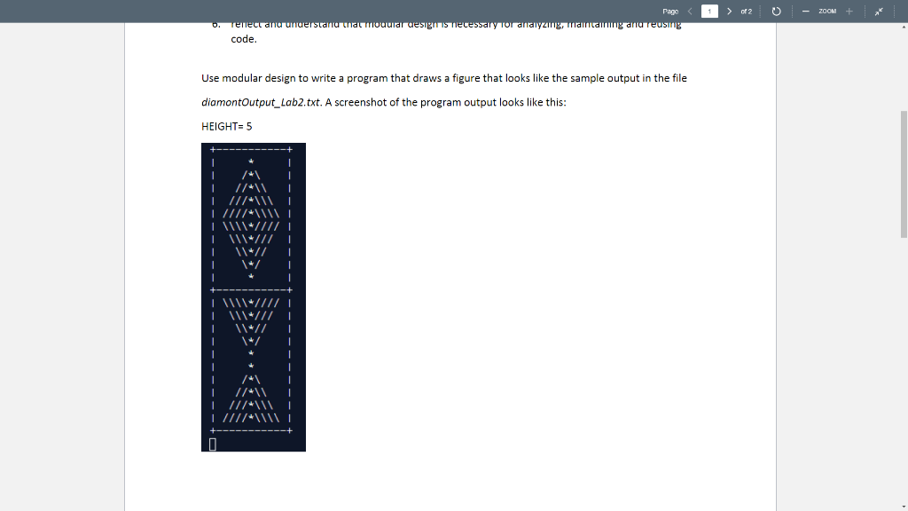 How do I make a Java program off of this following output?