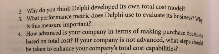 DELPHI s to approach things 7 Even before the 2008 financial automotive