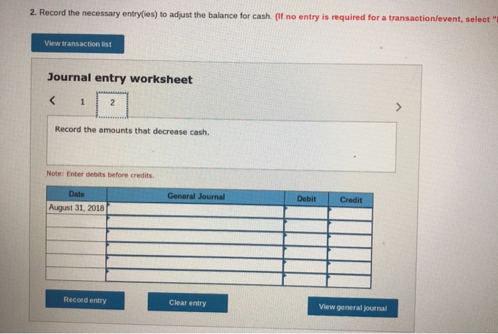 a balance for cash of $7,894. Cash receipts yet to be deposited