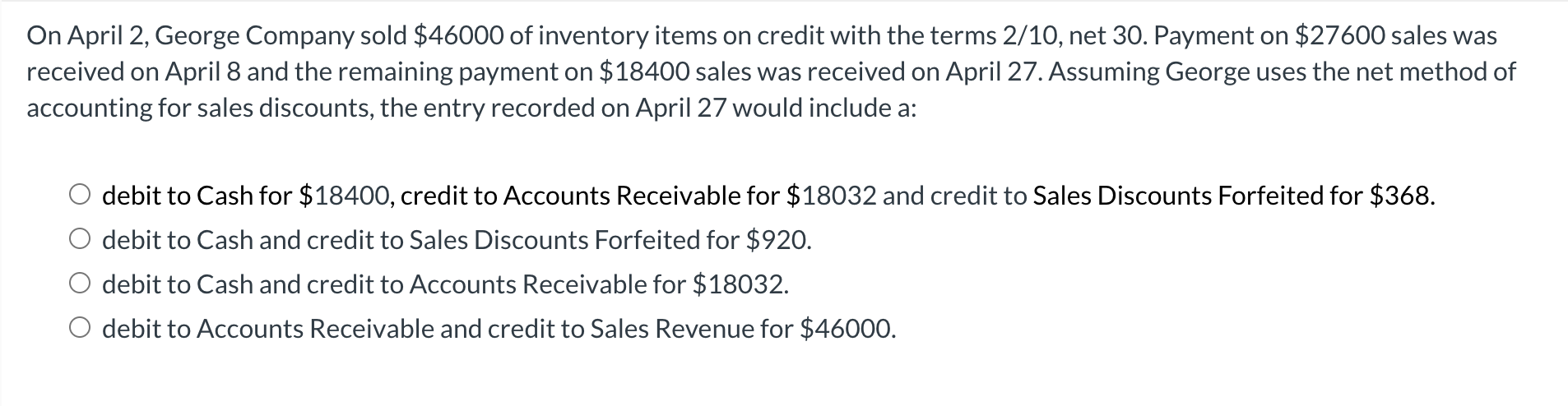  Prepare the entry that would be recorded by Blue Inc. for