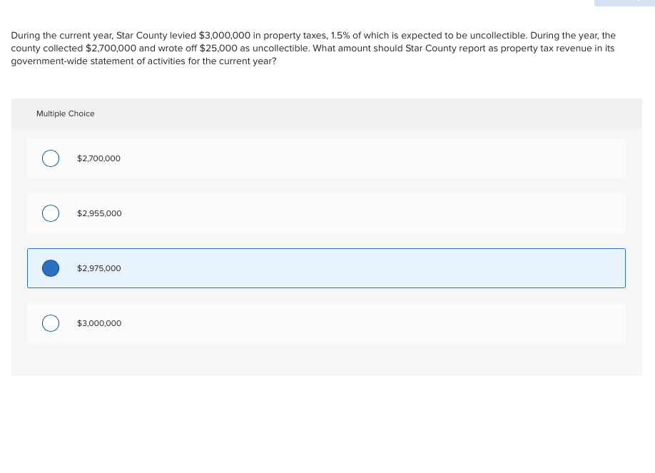 * Please Note that 2,700,000 isn't the right answer During the current