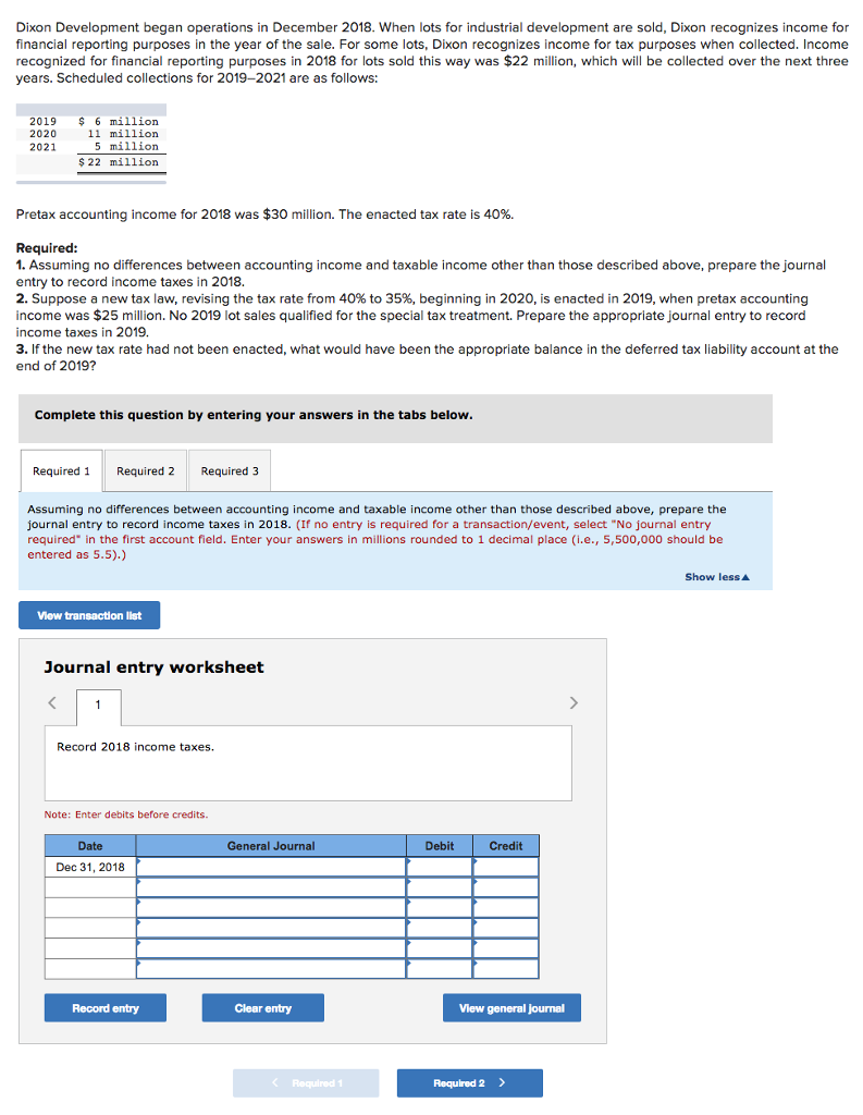  Dixon Development began operations in December 2018. When lots for industrial