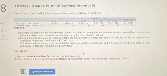  I will thumbs up! Thank you :) IE Exercise 7.15 (Static):