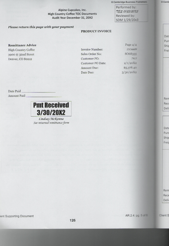 A. Discuss with management any related party transactions that would affect cash