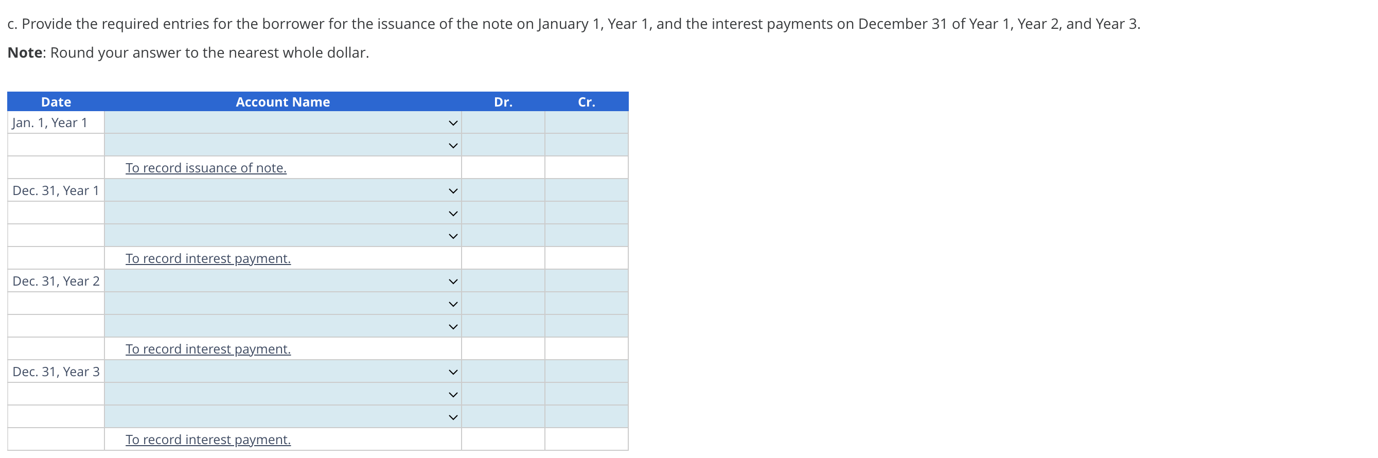  Recording Entries for an Installment Note Payable accounting year-end for the