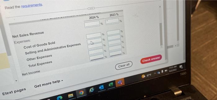 and 2023 dilf. Round percentagos to one-terth percent. 2. To an investor,